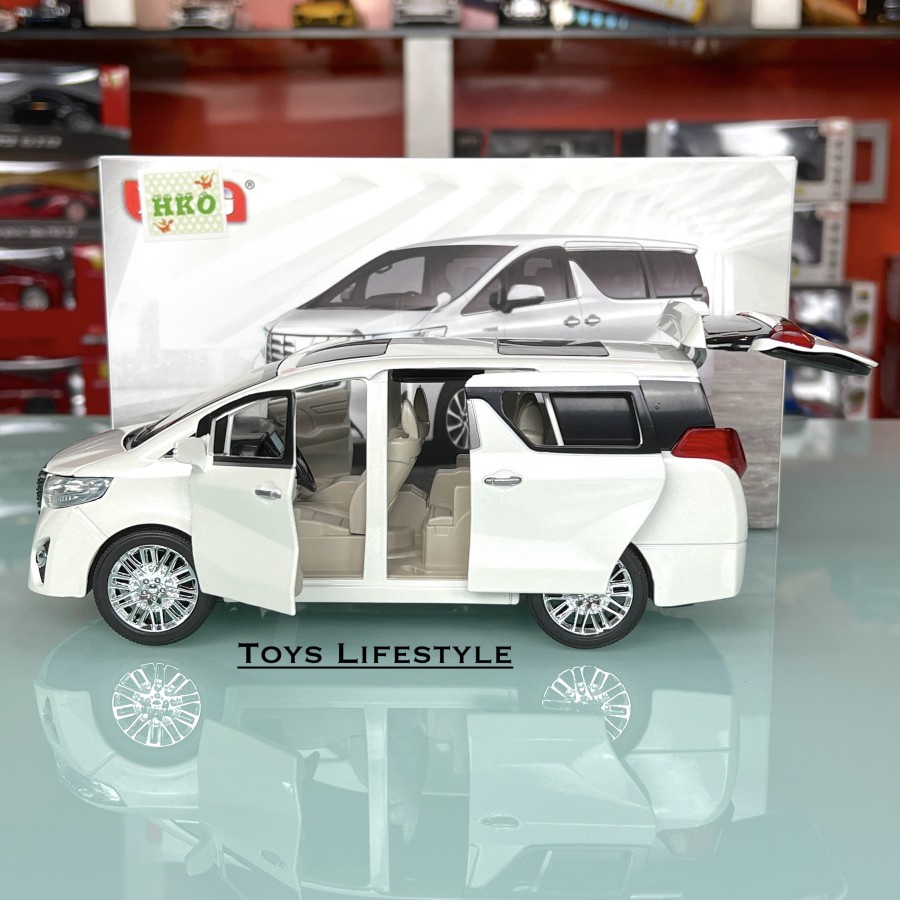 Mainan Mobil Diecast XLG Alphard 1:24 (BAGUS)