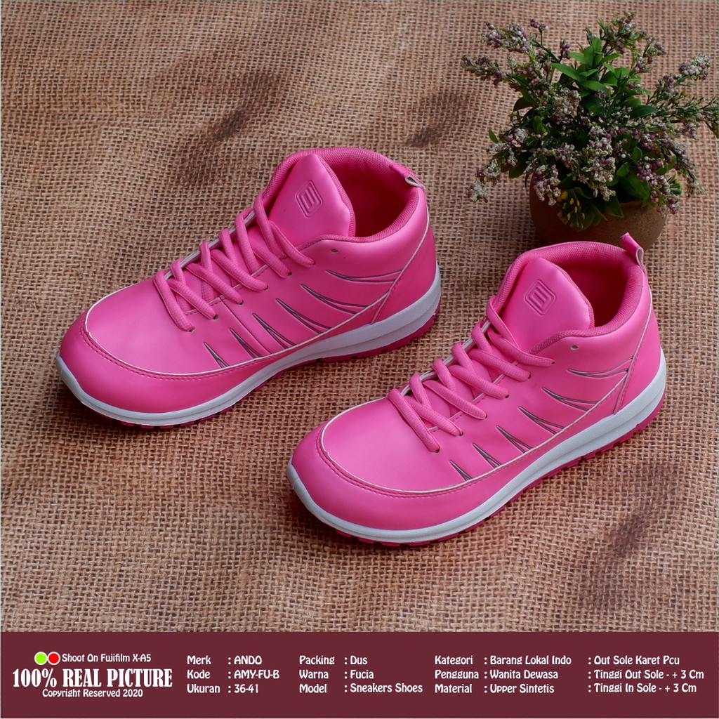 SEPATU SNEAKERS WANITA ANDO JOY - AMY - TEZTY 36-41