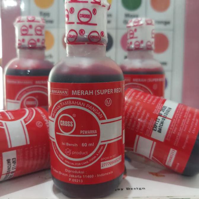 

31.87-Kue- Pewarna Super Red Cross (Oil Based) 80Gr -Terlengkap-Termurah-Dijamin.