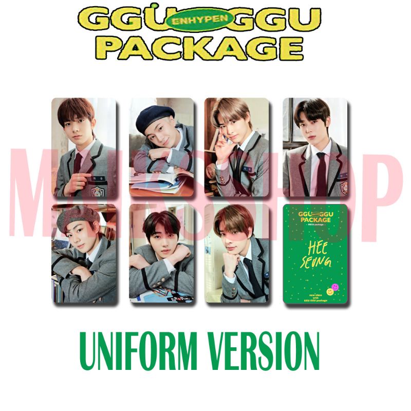 Enhypen Ggu Ggu Package Photocard Kpop