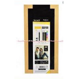 

WOODY CHALK BOARD W20xH40cm,BLACK, SECURIT / PAPAN TULIS HITAM