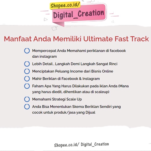 Ultimate Fast Track by Kebon Digital Marketing | Belajar Iklan FB IG Ads Mudah dan Cepat