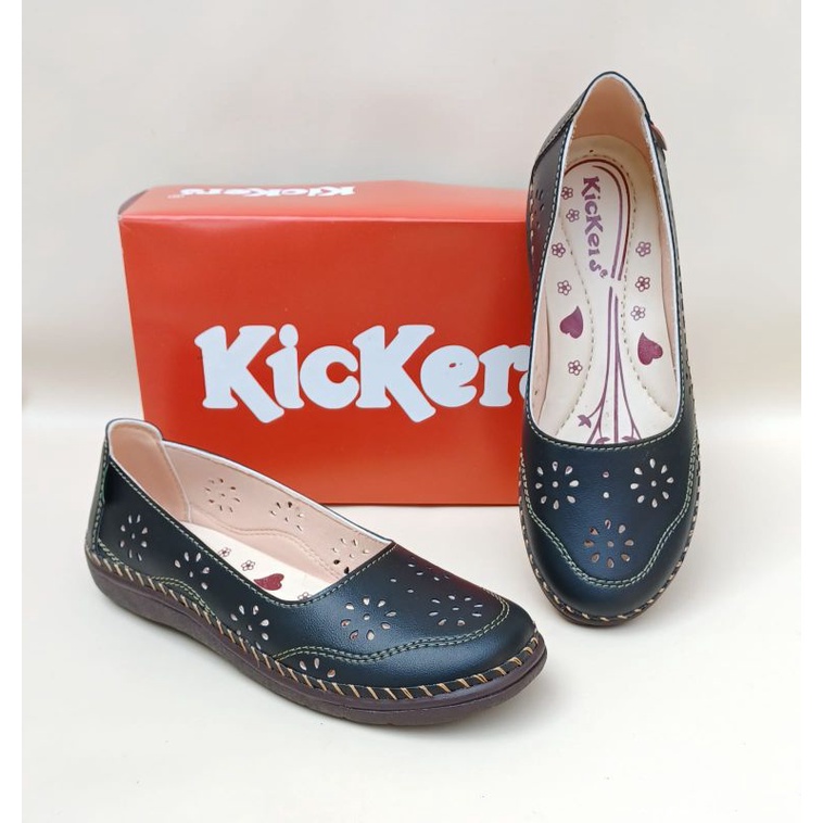 Sepatu kickers wanita slip on murah grosir. aulia 09