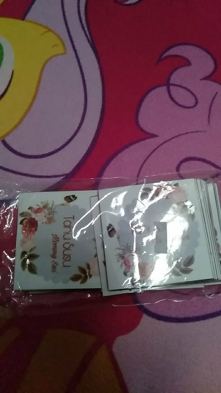 Label Stiker Untuk Toples Kue, Minuman,dll (minim 200 Pcs)