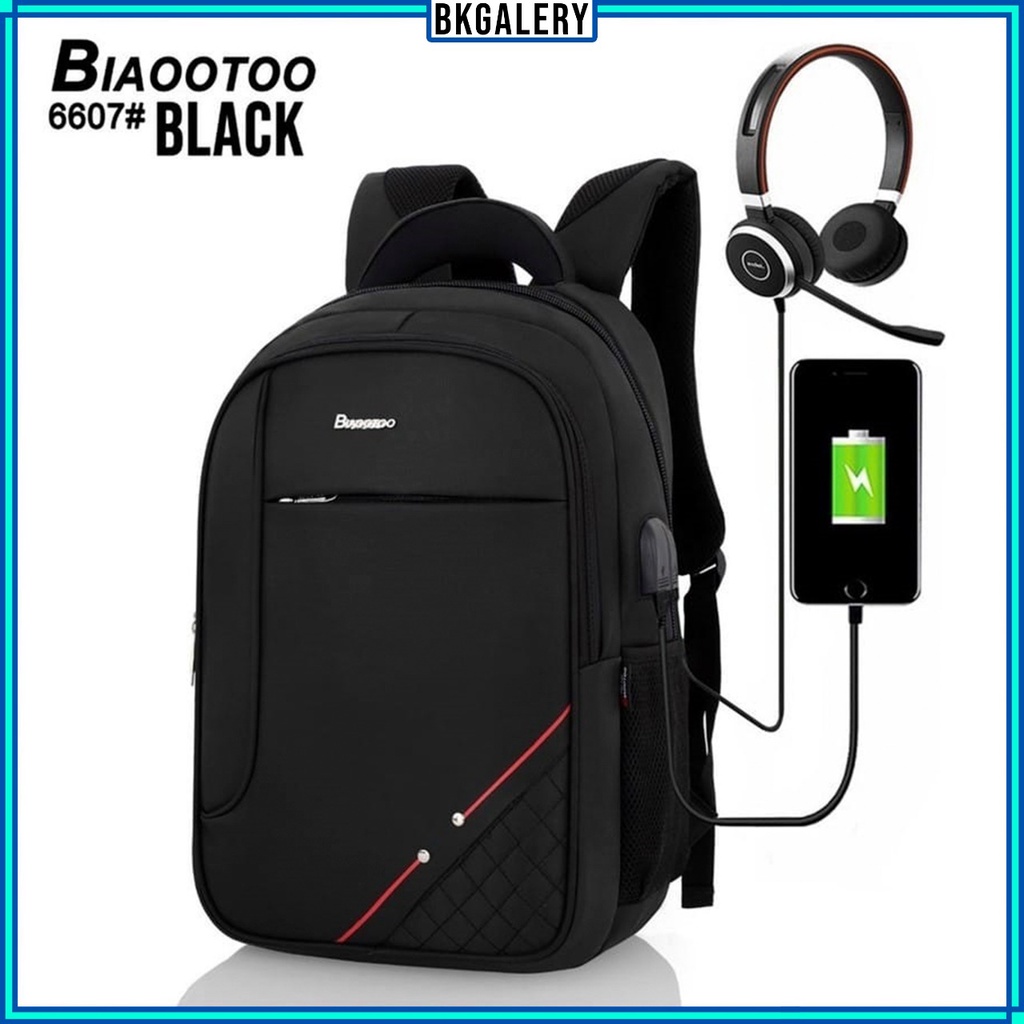 Bisa (COD) Tas ransel laptop ORIGINAL BIAOOTOO 6607 import batam/tas ransel laptop punggung terbaru