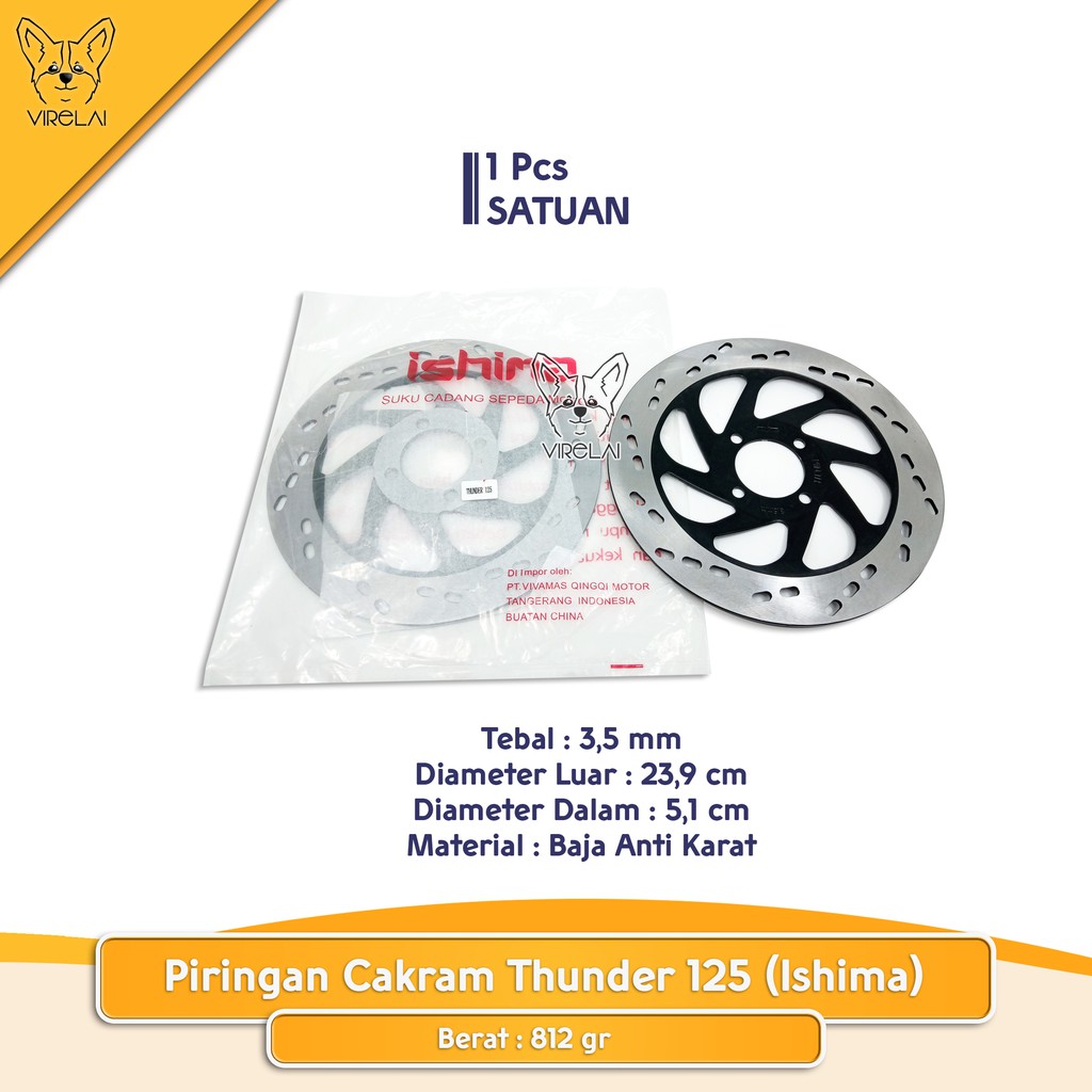 Piringan Cakram Thunder 125 [Ishima]