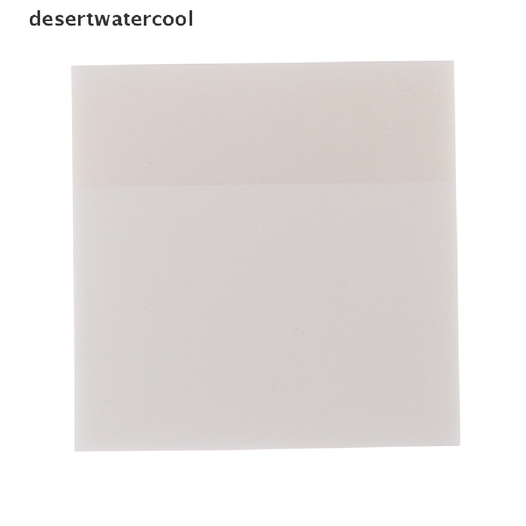 Deid 50 Lembar Kertas Memo Sticky Note Transparan Anti Air