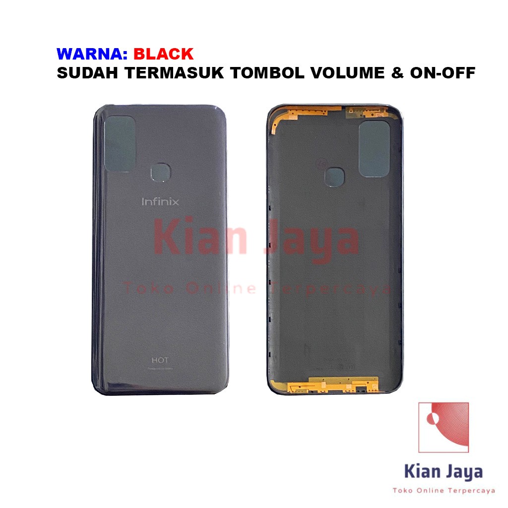 Back Cover Backdoor Infinix Hot 9 Play X680 Tutup Belakang Baterai Cassing Casing Backcase Original