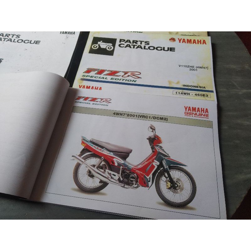 Buku part katalog catalog yamaha f1zr f1z r caltex