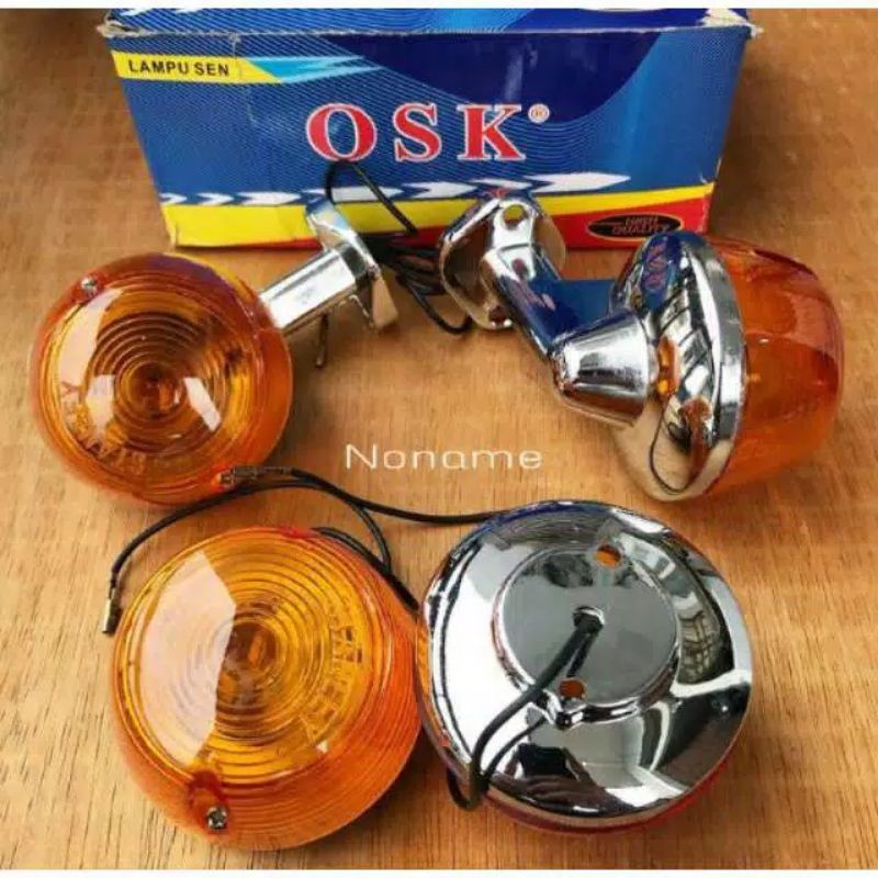 Lampu Sen honda c70 frame besi mika Stanley ori standar