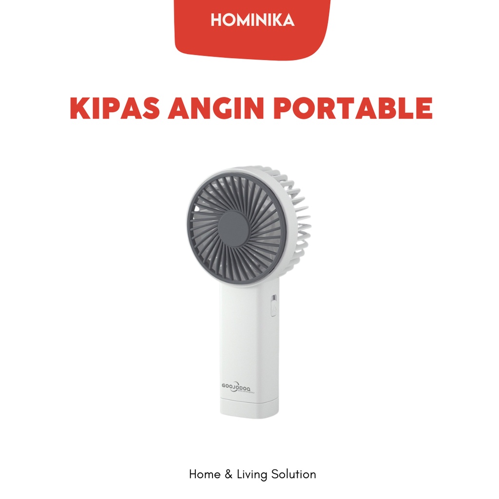 Kipas Angin Portable Mini HMN39 Baterai Meja Fan