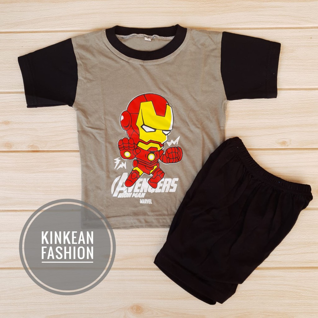 Setelan Kaos Anak / Baju Anak  Size S &quot;1-2 tahun&quot;