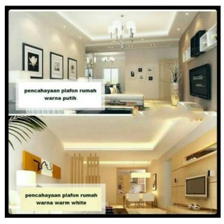  LAMPU  LED  STRIP SMD 5050 SELANG PER METER 220V MATA BESAR  