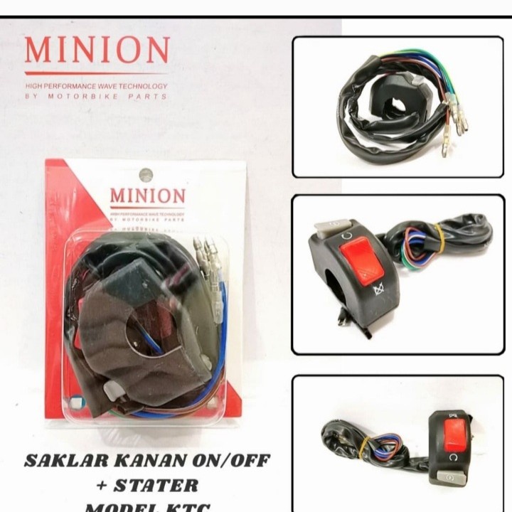 Saklar Kanan On/Off + Starter KTC Universal