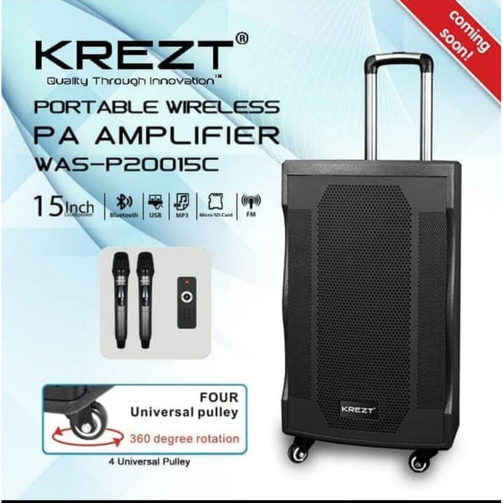 Portable Wireles PA AMPLIFIER WAS -P20015C