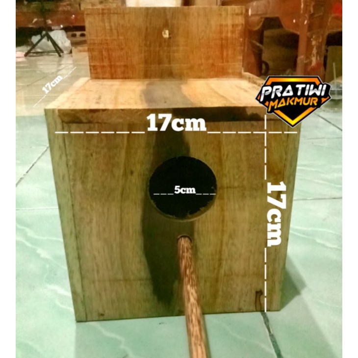 Glodok Parkit Lovebird Kotak Atap Bukaan Keatas