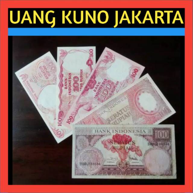 

Uang kertas set 100 rupiah