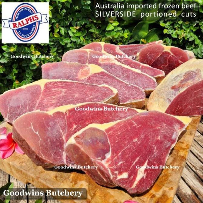 

1.2KG 1PC BEEF SILVERSIDE AUSTRALIA RALPHS FROZEN PORTIONED FSDGDF252