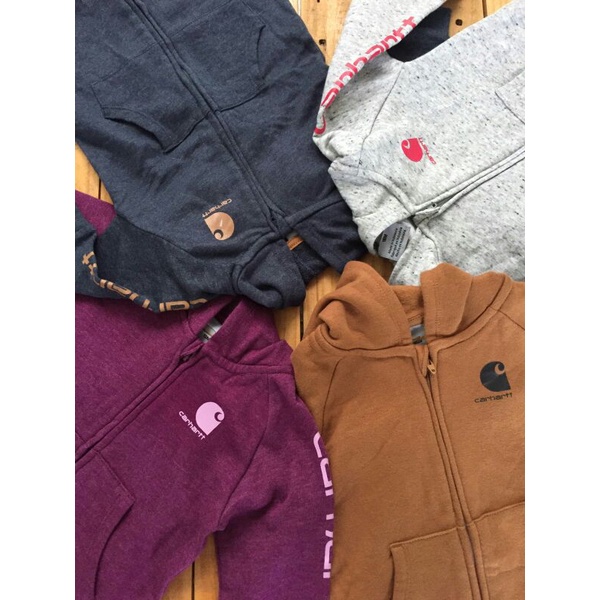Carhartt Fleece Hoodie Zip Romper Baby