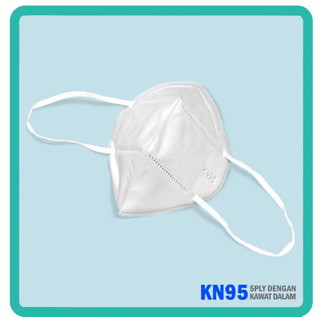 Disposable Mask KN95 10pcs/pack Masker KN95 5ply 5 layer isi 10 pcs Masker KN 95 5 ply Mask K N95