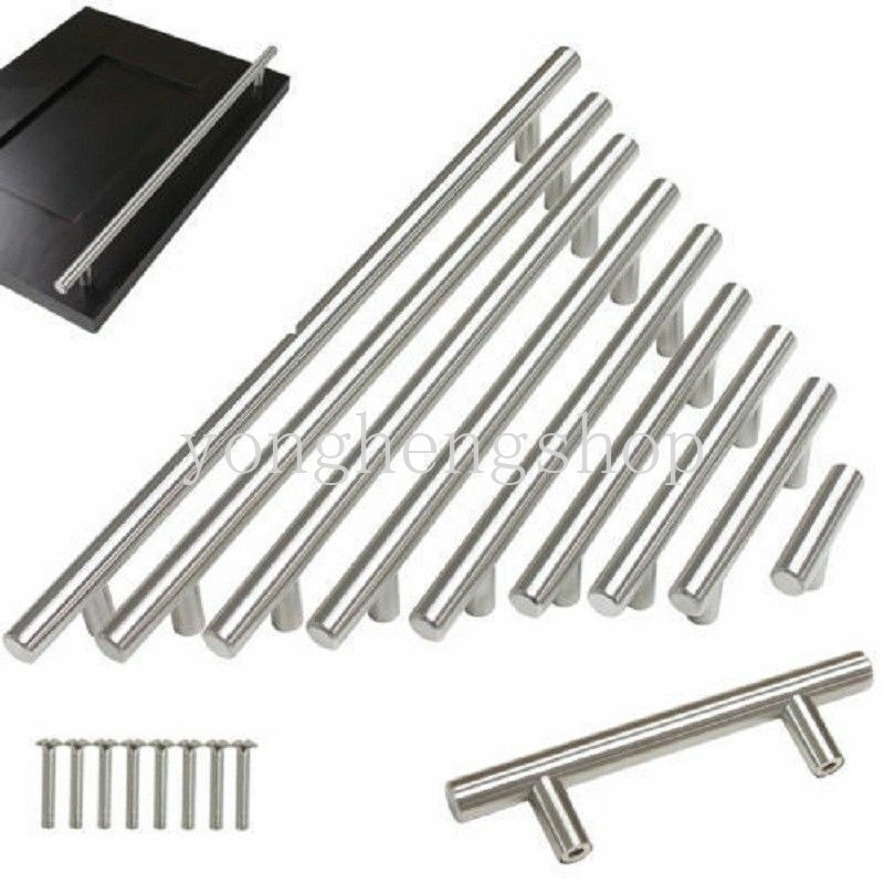 Gagang Pintu Lemari Bentuk T Bahan Stainless Steel