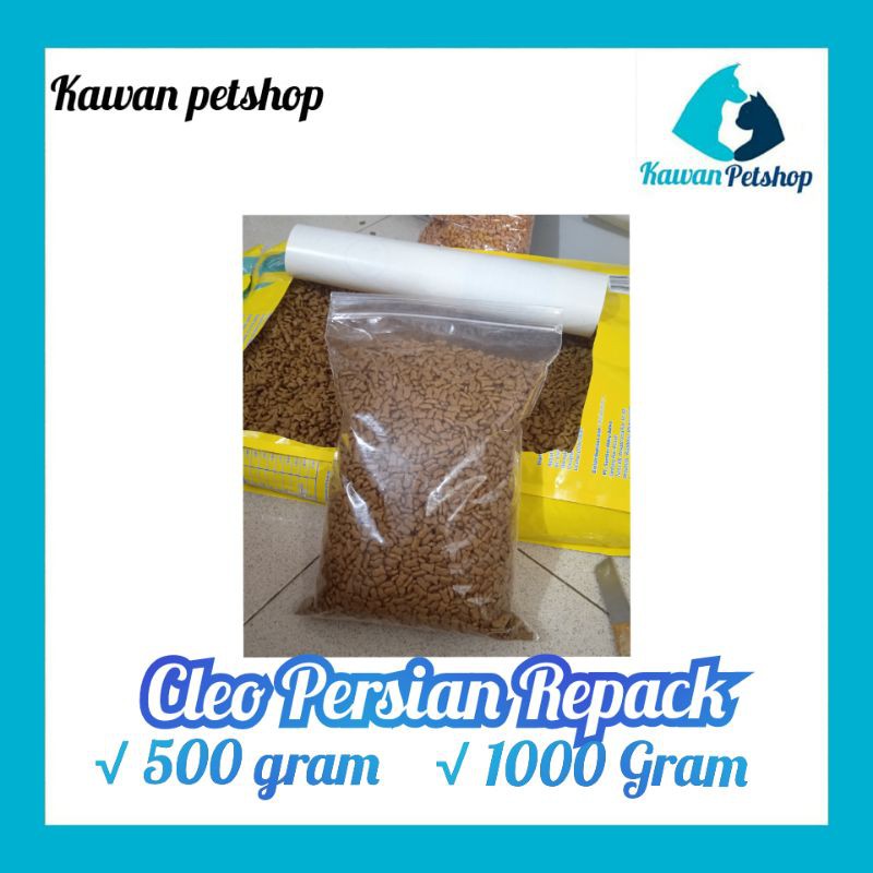 Makanan Kucing Cleo Persian Repack 500 Gram - Makanan Kucing Persia