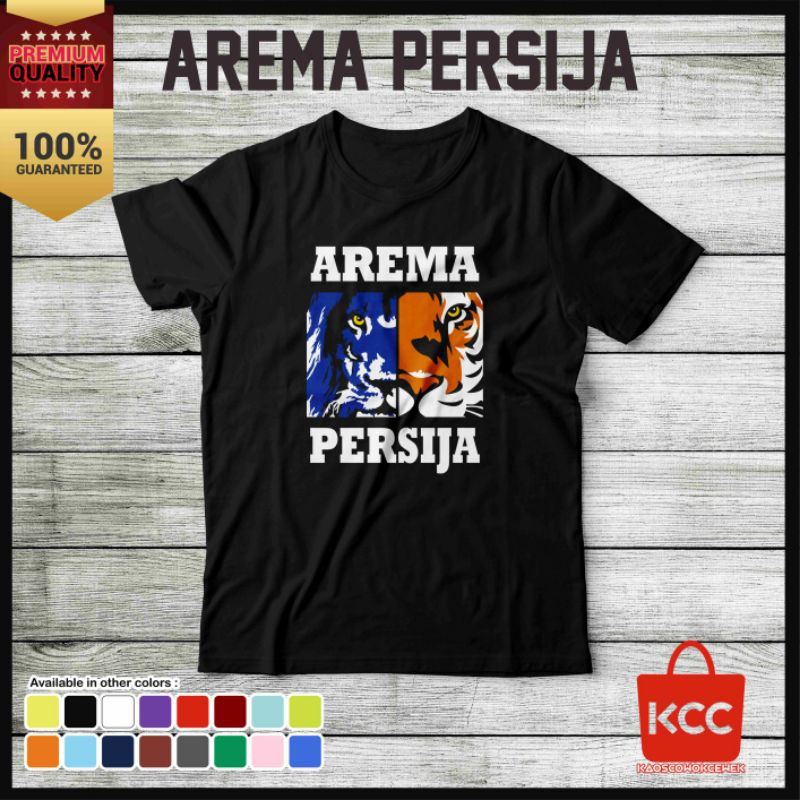 KAOS DISTRO PREMIUM PRIA WANITA AREMA PERSIJA