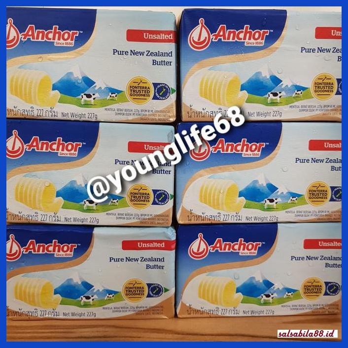 

Rettubagetnem- Butter Anchor Unsalted / Unsalted Butter Mpasi Anchor - Unsalted -Asli-Slii.