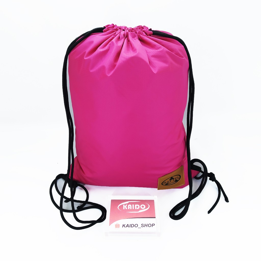 String bag tas serut katun karakter