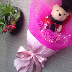 Buket Bunga Wisuda Murah Bagus   Kado Wisuda   Boneka Wisuda 1bu 3bu  Limited