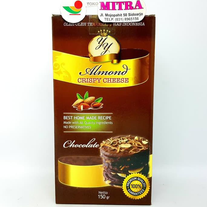 

Silahkan Order] Yy Almond Crispy Cheese Chocolate 150Gr | Oleh Khas Asli Surabaya