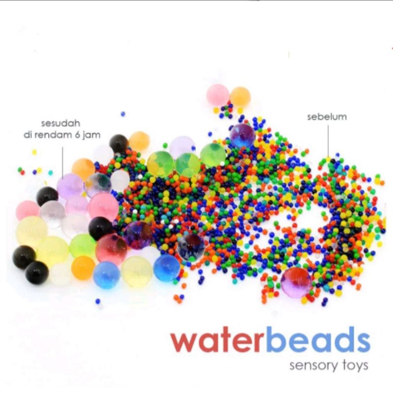 [BISA COD] WATER BEADS / Hidrogel / waterbead / Orbeez / gelembung