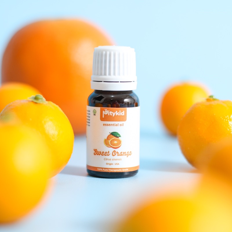 Pitykid Sweet Orange Essential Oil 100% Pure, Therapeutic-Grade 10ml