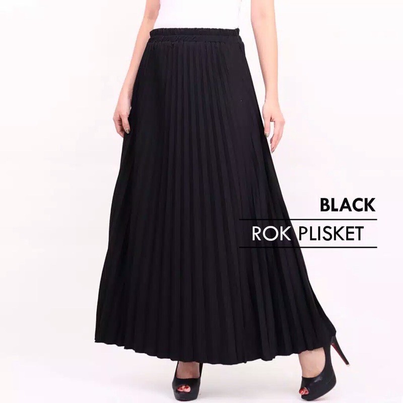 PGMT - TERMURAH RENA SKIRT ROK PLISKET PREMIUM