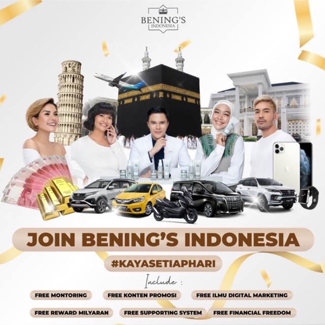 BENING'S OKYWHITE | MEMUTIHKAN &amp; MENCERAHKAN KULIT | BPOM &amp; HALAL | FREE GIFT SIAP KIRIM SELURUH INDONESIA