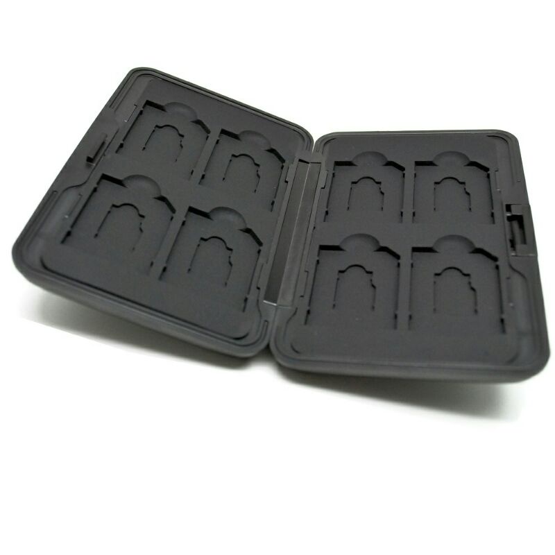 M Kotak Penyimpanan SD &amp; Micro SD 8 Slot 421-Black/Black