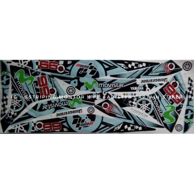 Striping Variasi New Jupiter Mx 135 Movistar 99