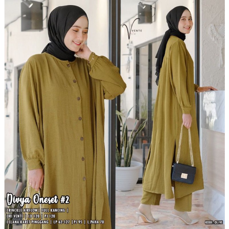 NEW SETELAN WANITA DIVYA ONESET #2 BY VENTE