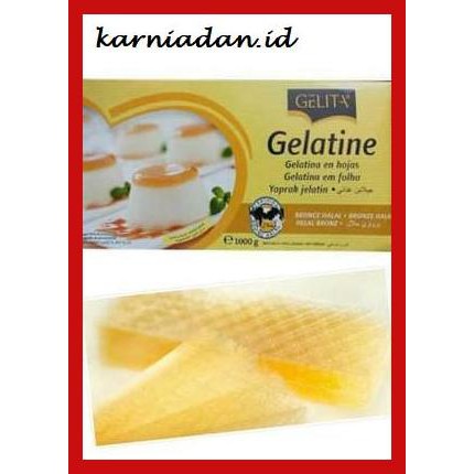 

RAGA-RAGA- GELATIN SHEET FROM GERMANY 5 LEMBAR / GELATINE SHEET HALAL -GNIDUP-NAHAB.