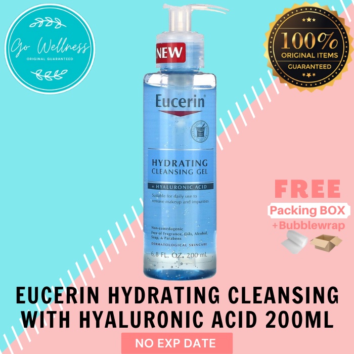 Jual Eucerin Hydrating Cleansing Gel with Hyaluronic Acid 200ml