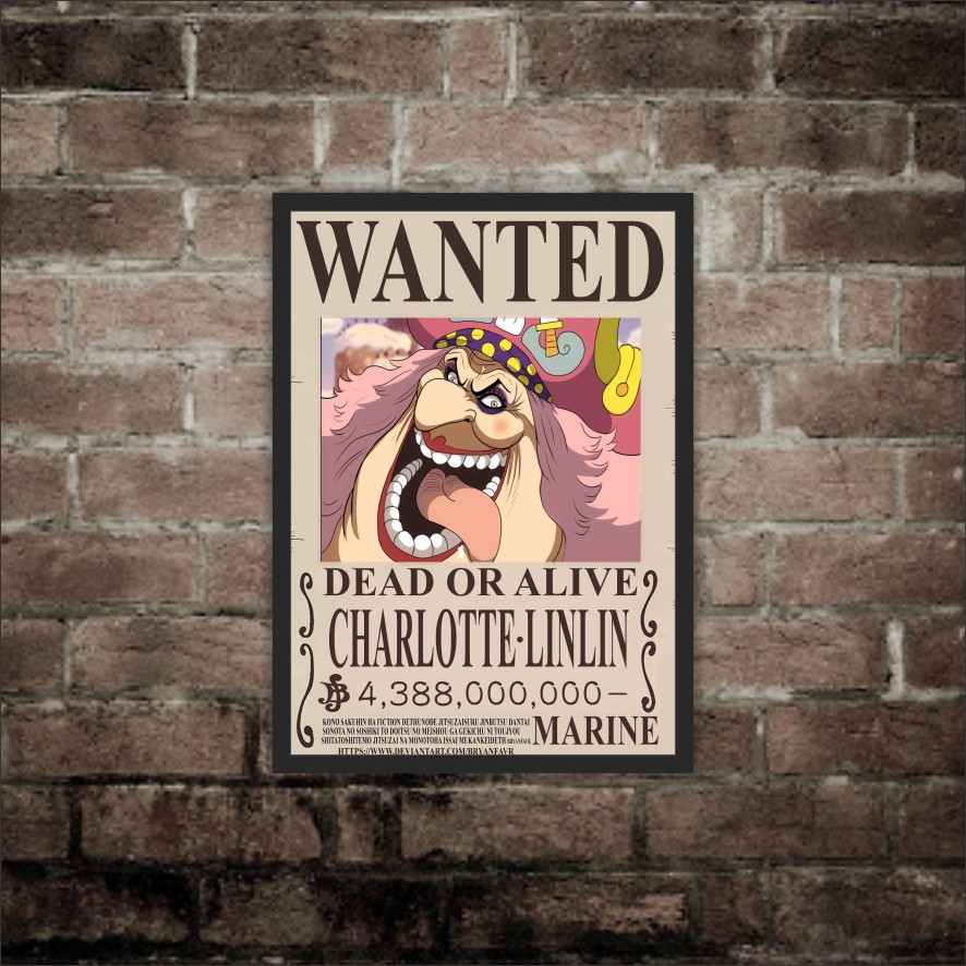 Poster Anime one piece wanted Hiasan Dinding Kamar wall decor-7