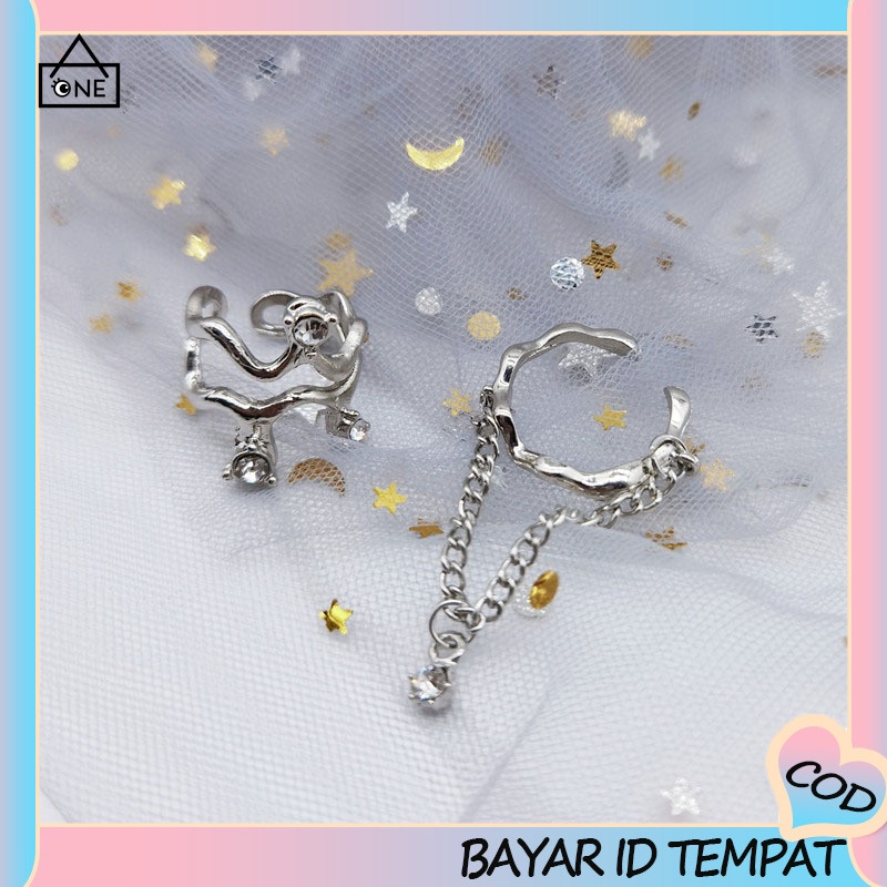 COD❤️Cincin gelombang tidak beraturan wanita cahaya mewah pasang cincin terbuka angin dingin yang dapat disesuaikan