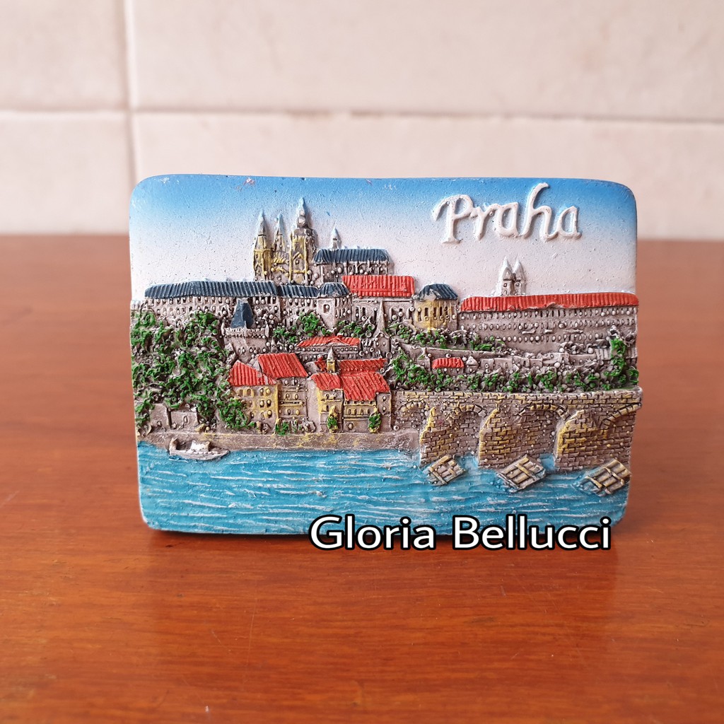 SOUVENIR OLEH OLEH TEMPELAN MAGNET KULKAS NEGARA CEKO PRAHA EROPA