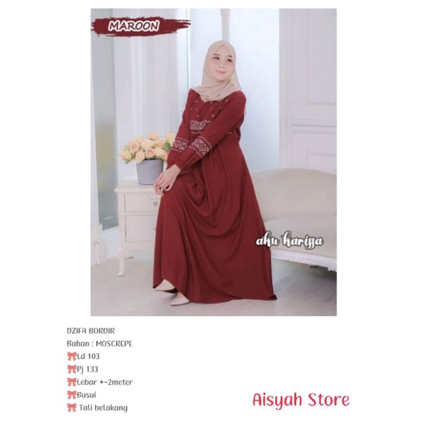 ✨DZIFA BORDIR DRESS MAXY✨