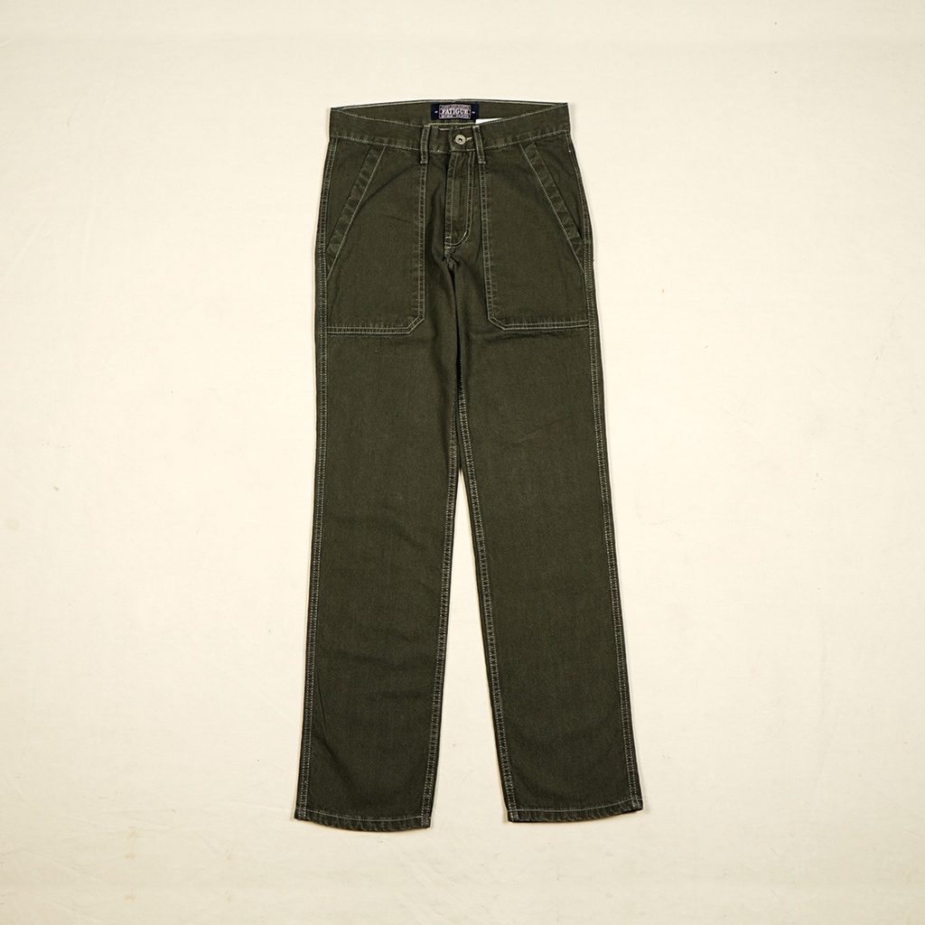 Jimmy and Martin - Fatigue Lightweight Denim Pants Olive - 968-B