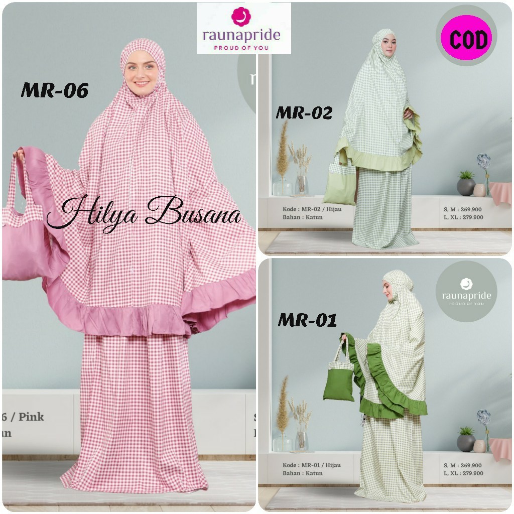 Rauna Mukena / MR- 01, 02, 06 / Fashion Muslim