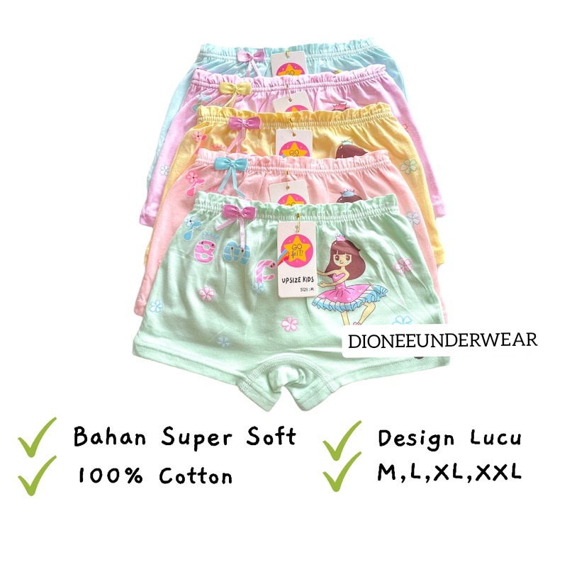 CD Celana Dalam Anak Perempuan Cewek Remaja ABG Kancut Celana Dalam Boxer Anak Perempuan Princess Celana dalam anak Celana Boxer Murah Celana Anak Prempuan