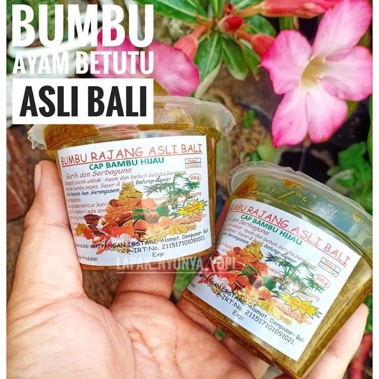 

Bumbu Betutu Asli Bali 90gram tanpa bahan pengawet