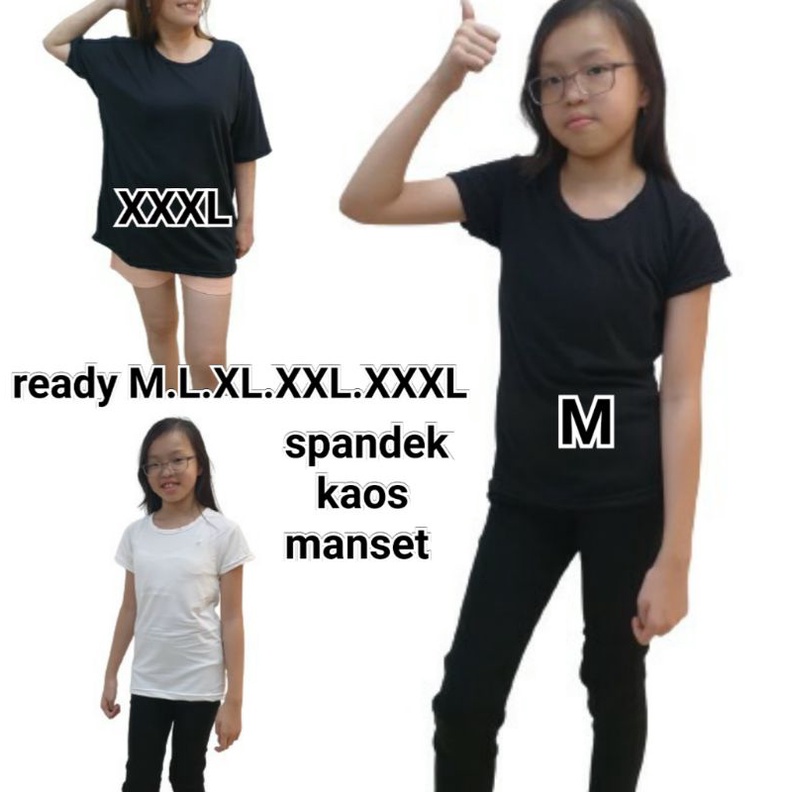 Meygrosir M.L.XL.XXL.XXXL.tgn pendek spandek kaos manset