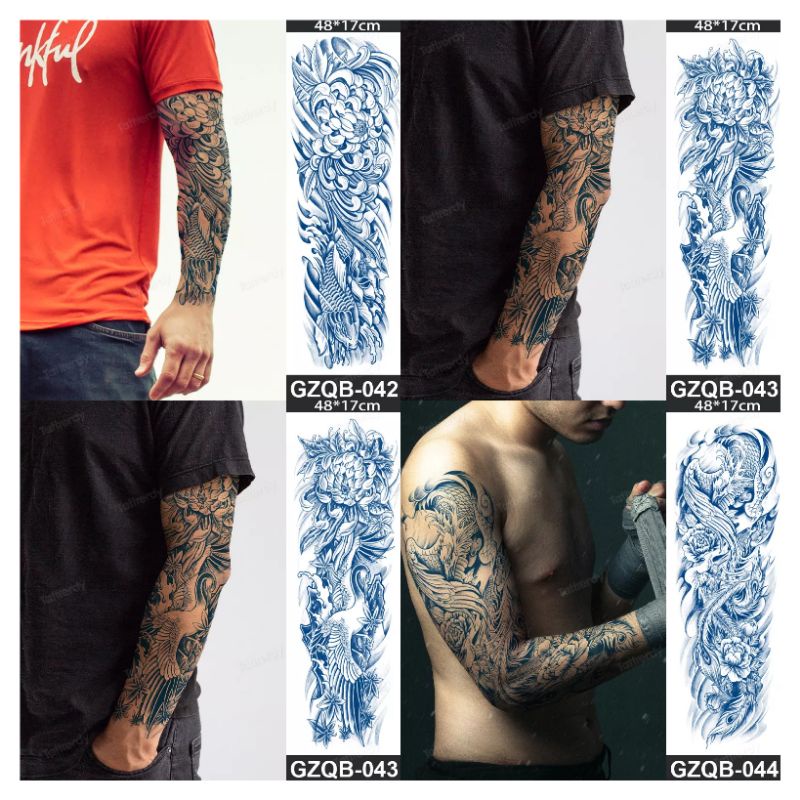 Tatto tangan terbaru Tahan 7-15 hari model GZQB